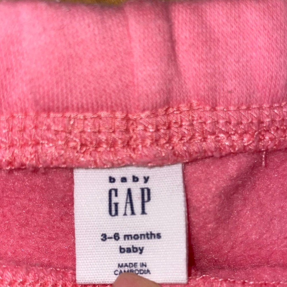Baby Gap Pink Joggers Size 3-6 Months - Picture 3 of 4
